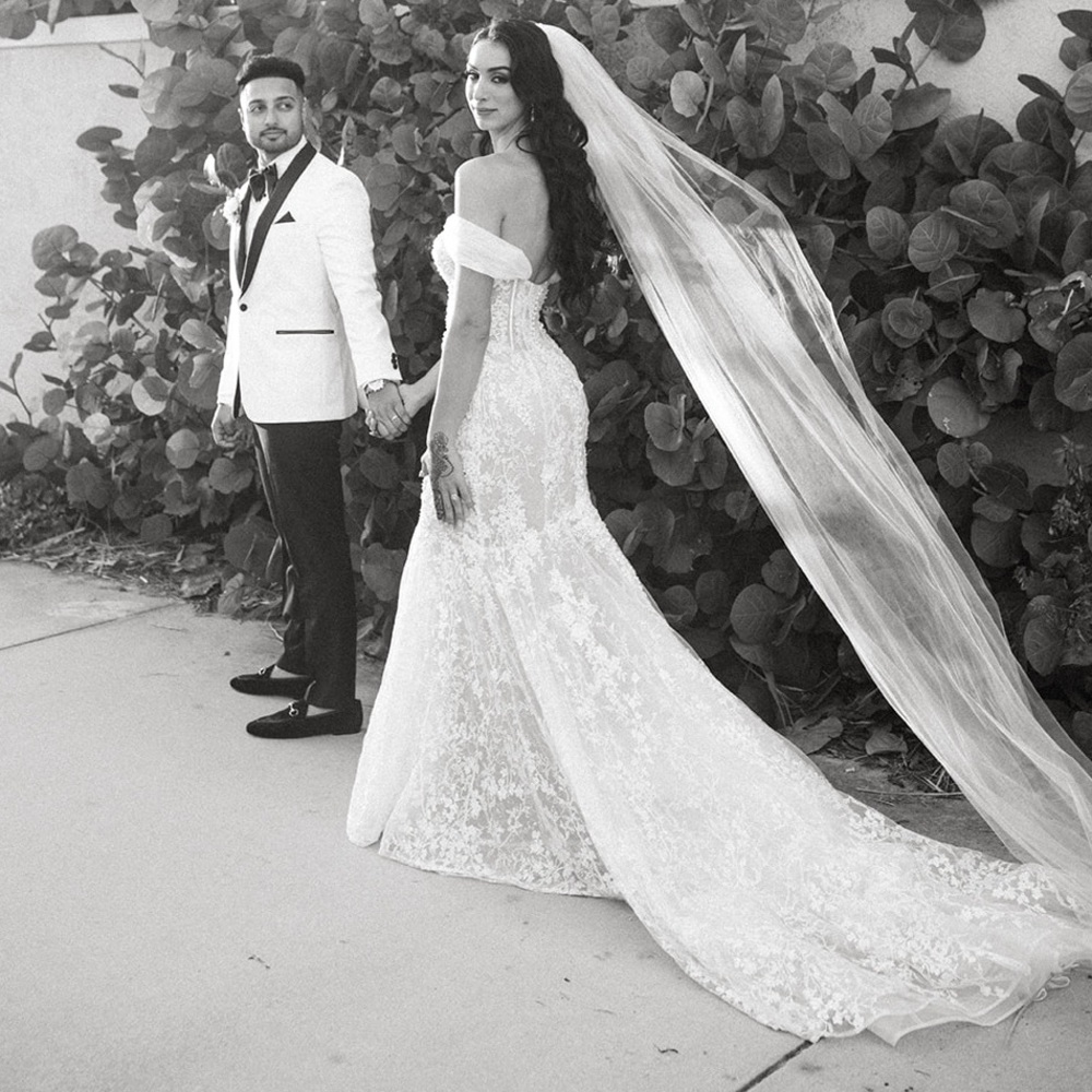 Anthropologie Cathedral Wedding Veil
